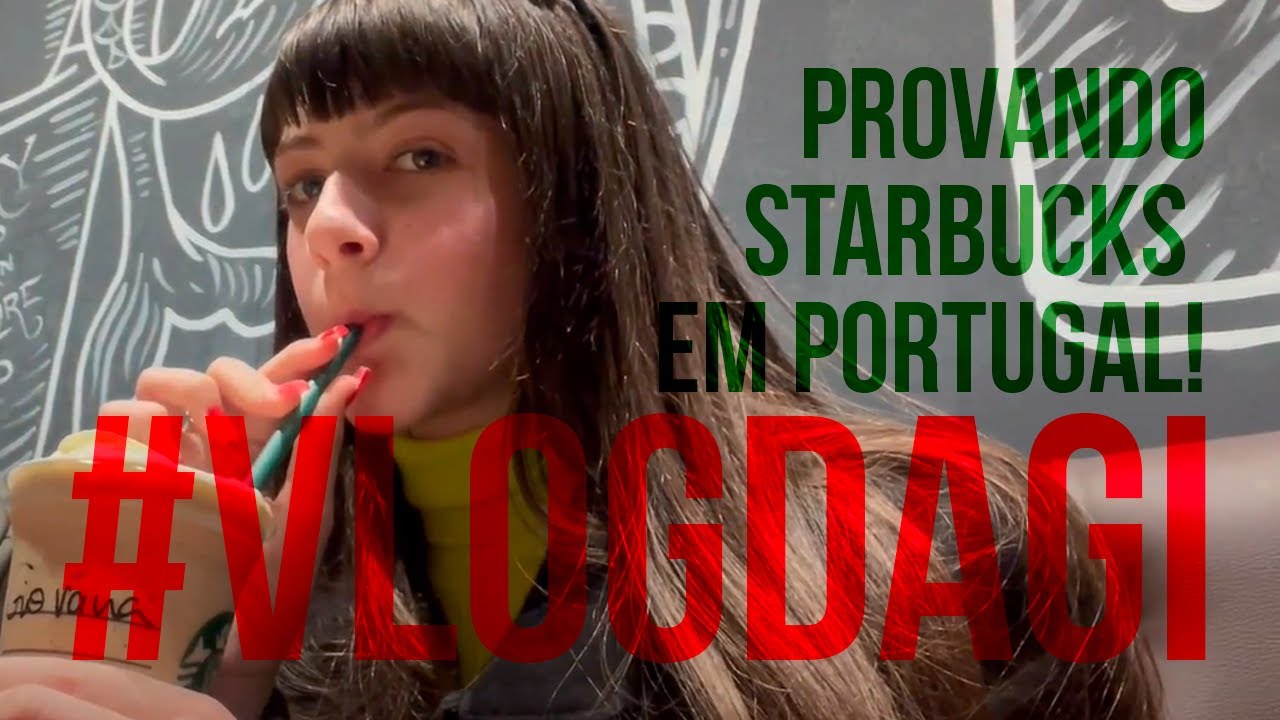 GIOVANNA ALPARONE PROVOU AS BEBIDAS DE NATAL DO STARBUCKS EM PORTUGAL!!!
