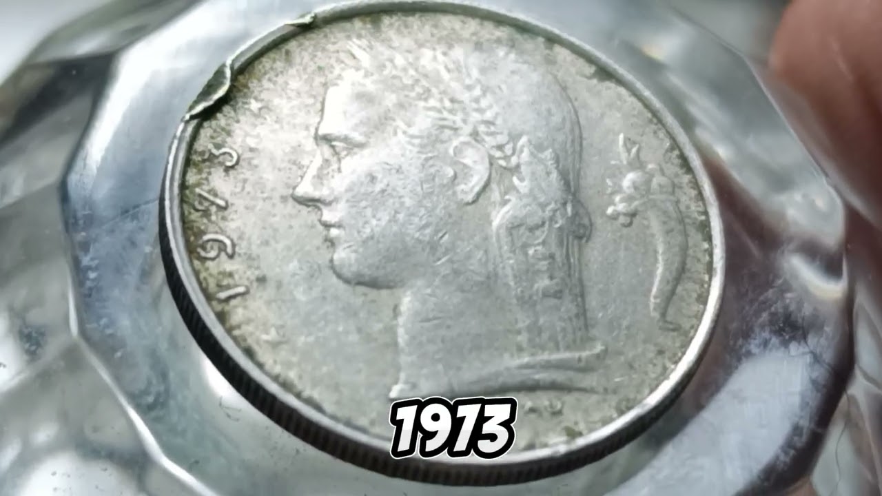 🇧🇪. Rare 1973 Belgium 1 Franc Coin 🇧🇪 | Numismatic Treasure #CoinCollecting #RareCoin