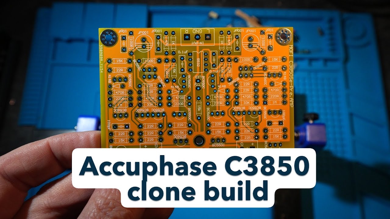 Accuphase C3850 clone build