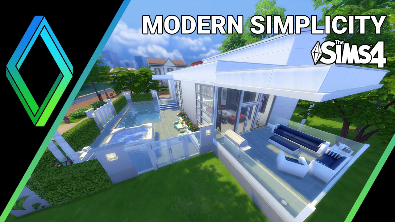 The Sims 4 House Building - Modern Simplicity