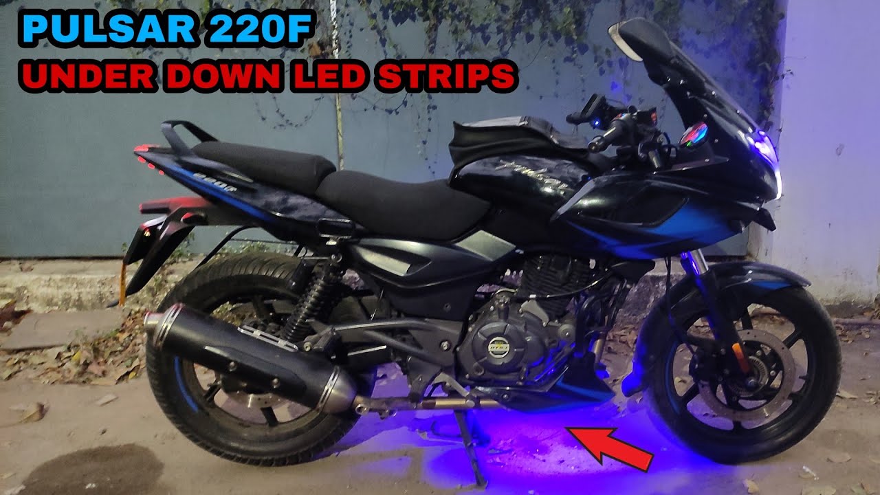 Pulsar 220F Under Down LED Strip Lights Fix | Peter Vlogs Tamil