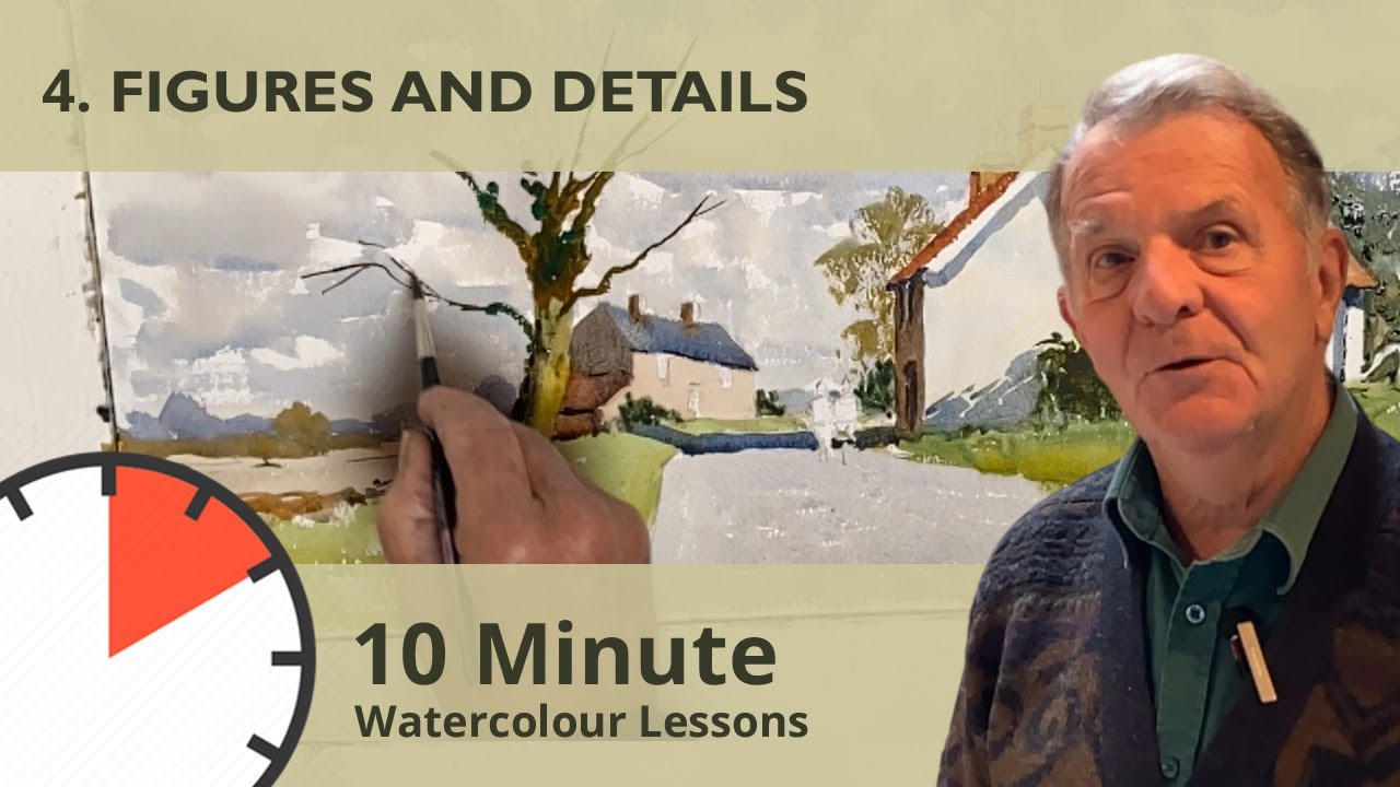 How to Paint Trees and Foliage - 10 Minute Watercolour Lessons | 4