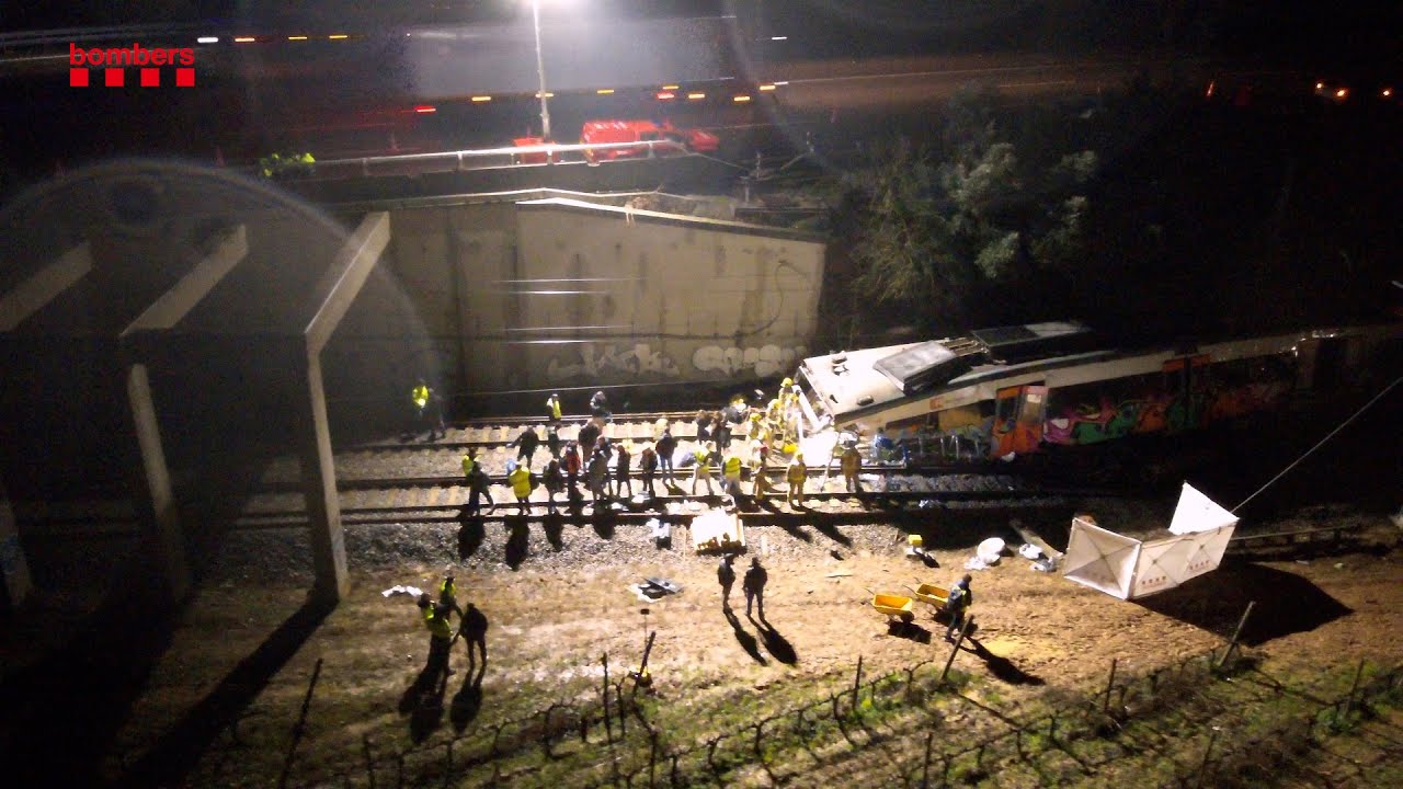 Accident de tren a Gelida. 20 de gener de 2026