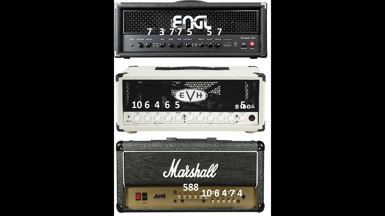 Engl Fireball 100 vs Evh 5150III vs Marshall Jvm205H