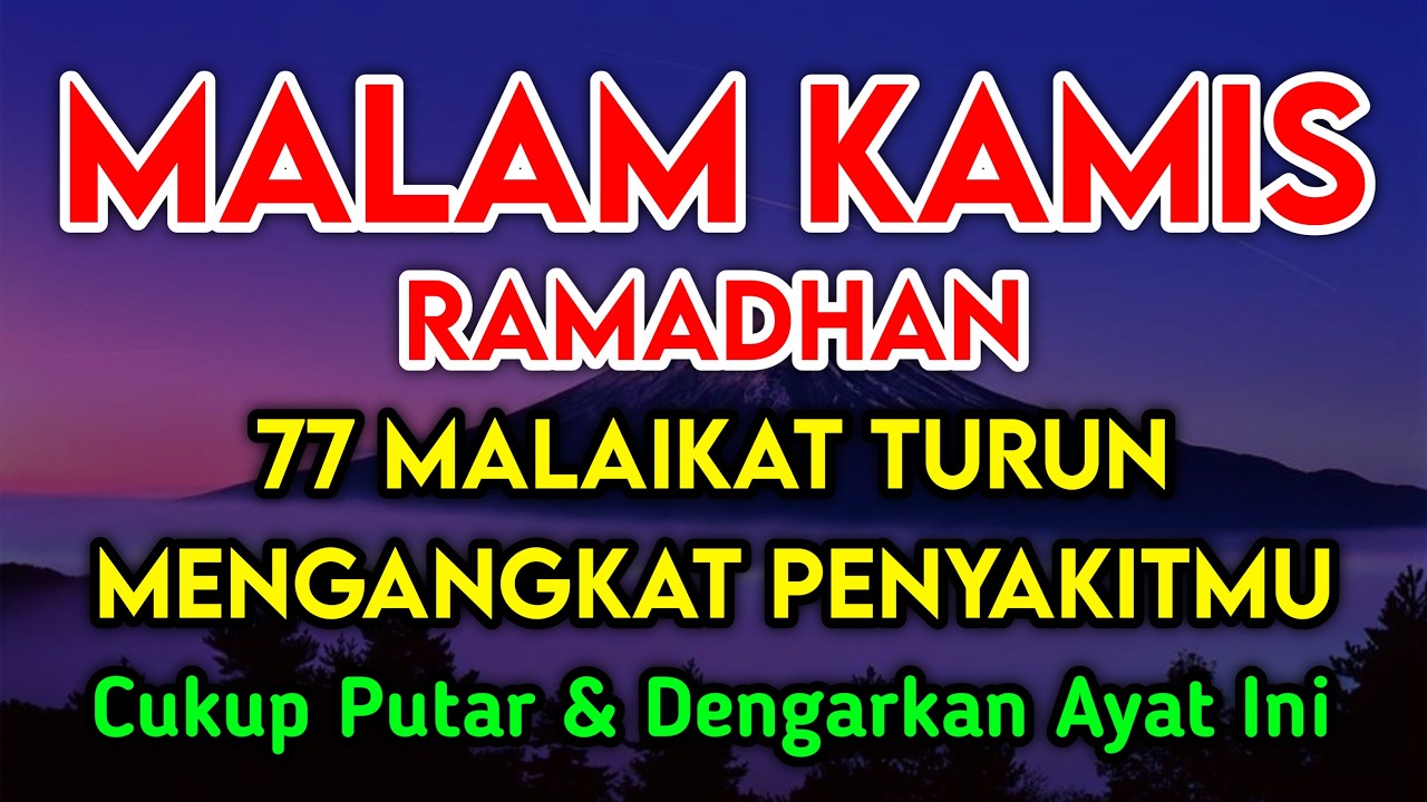 RAMADHAN MUSTAJAB DOA PENY3MBUH SEGALA PENY4KIT🤲 INSYAALLAH S4KIT DITUBUHMU S3MBUH DOA SYIFA RUQYAH
