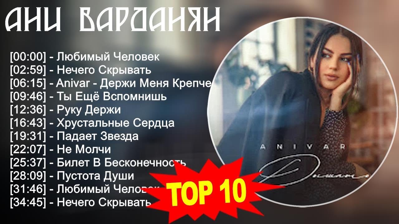 Ани Варданян 2023 - Лучшие песни 2023 - Любимый Человек, Нечего Скрывать, Anivar - Держи Меня Кр...