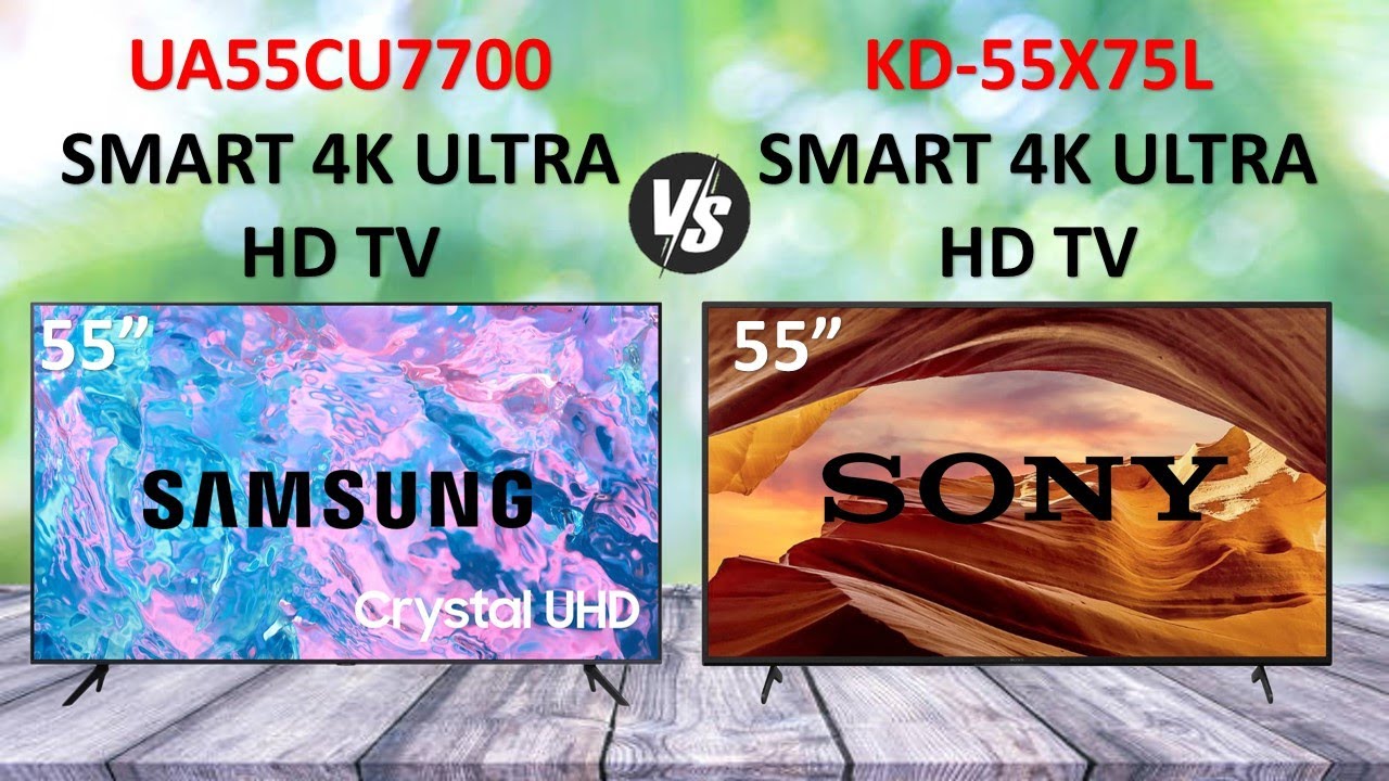 SONY KD-55X75L VS SAMSUNG UA55CU7700 | Full Comparison