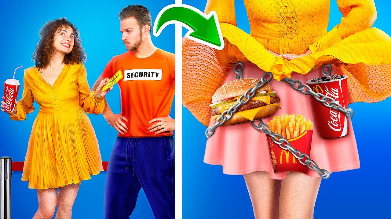How to Sneak Fast Food into the Movies! 15 Ways to Sneak Candies!