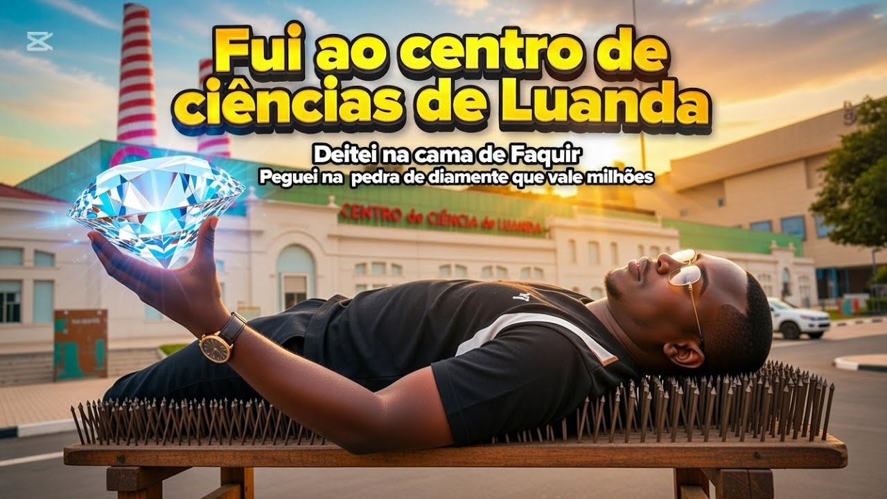 Vlog 4| Centro de ciências de Luanda em Angola, diamante e cama de ferro 