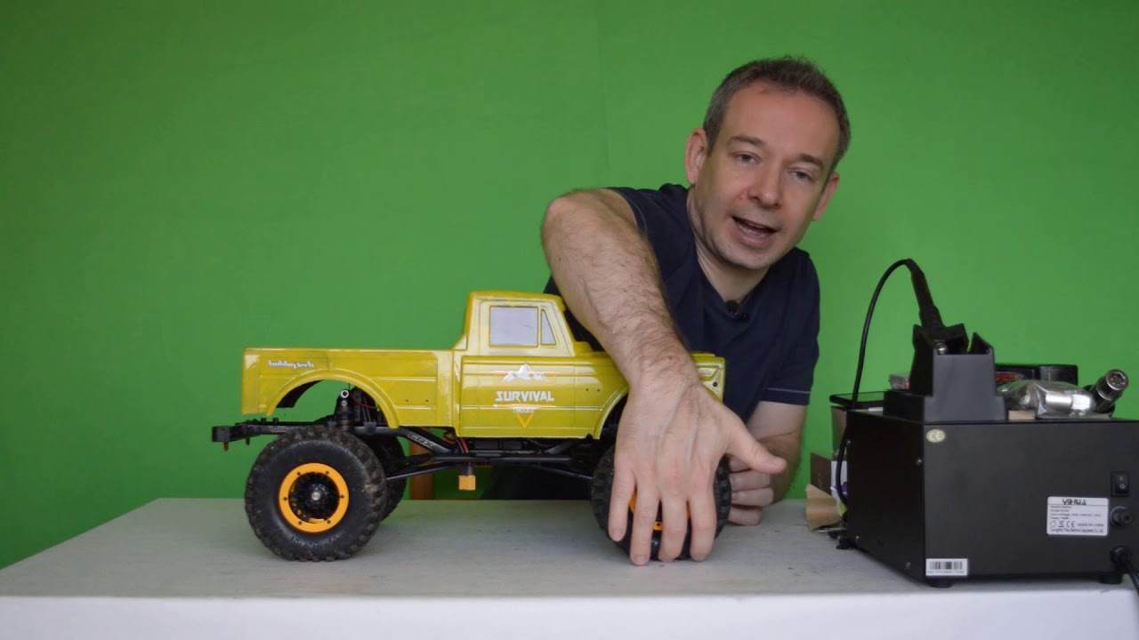 Hobbytech crx crawler prend de la masse !!! (Modelisme RC)