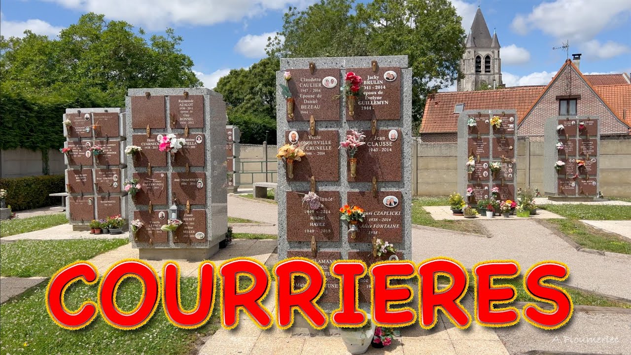 COURRIERES   62710    LE CIMETIERE   07 JUILLET 2024