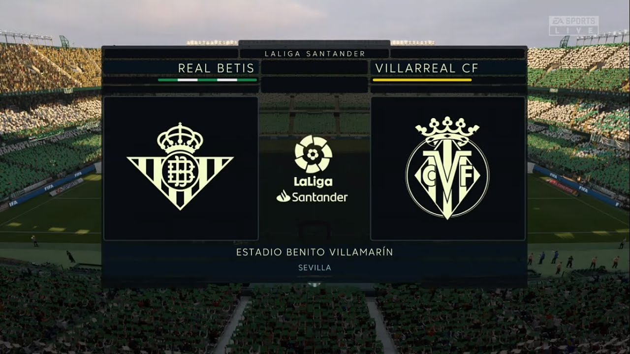 Real Betis vs Villarreal | La Liga (01/07/2020) | Fifa 20