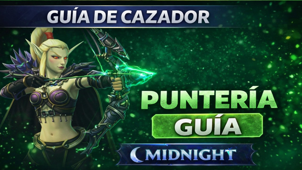 🏹 CAZADOR PUNTERIA 🎯 Guía COMPLETA MIDNIGHT | Estadísticas, Talentos y Rotación