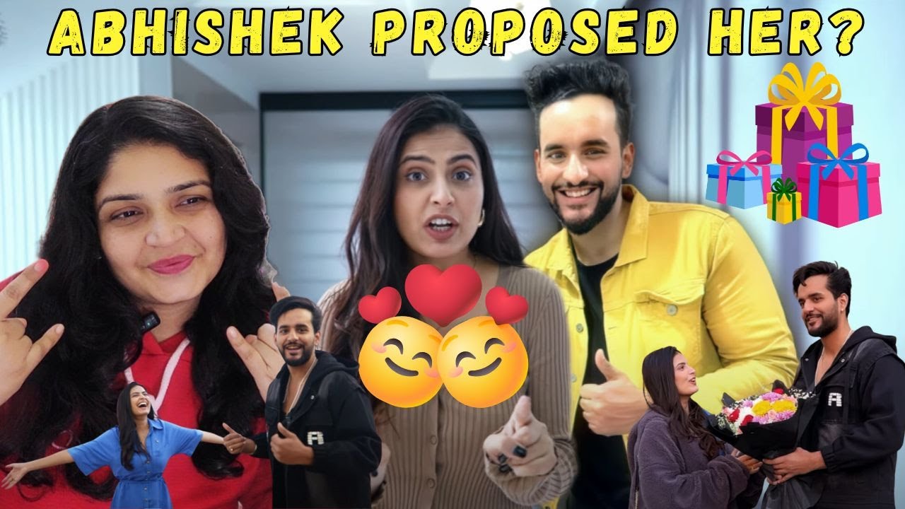Abhishek (Fukra Insaan) Proposed Her? 💕 Saying YES to Her for 24 HOURS REACTION