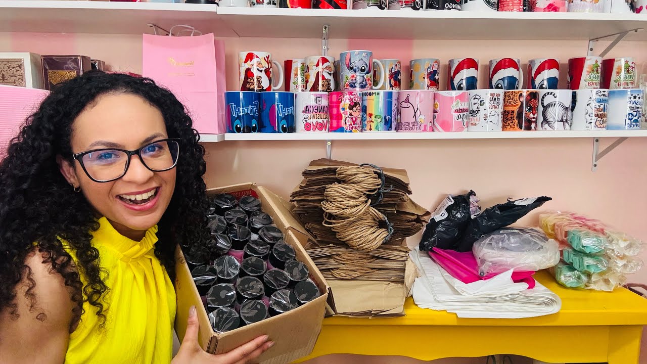 Mostrei tudo que comprei para loja links na descrição 