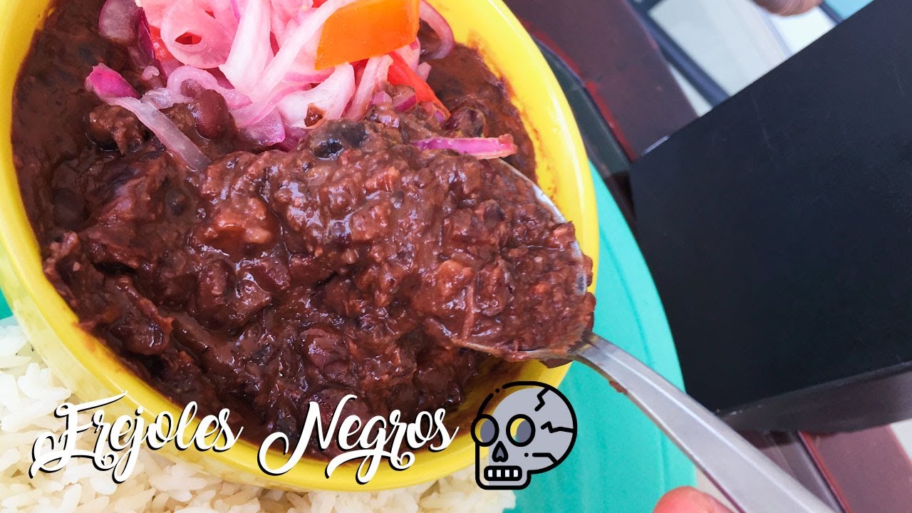 FRIJOLES NEGROS 🌚 - Aprende a prepararlos de manera sencilla.