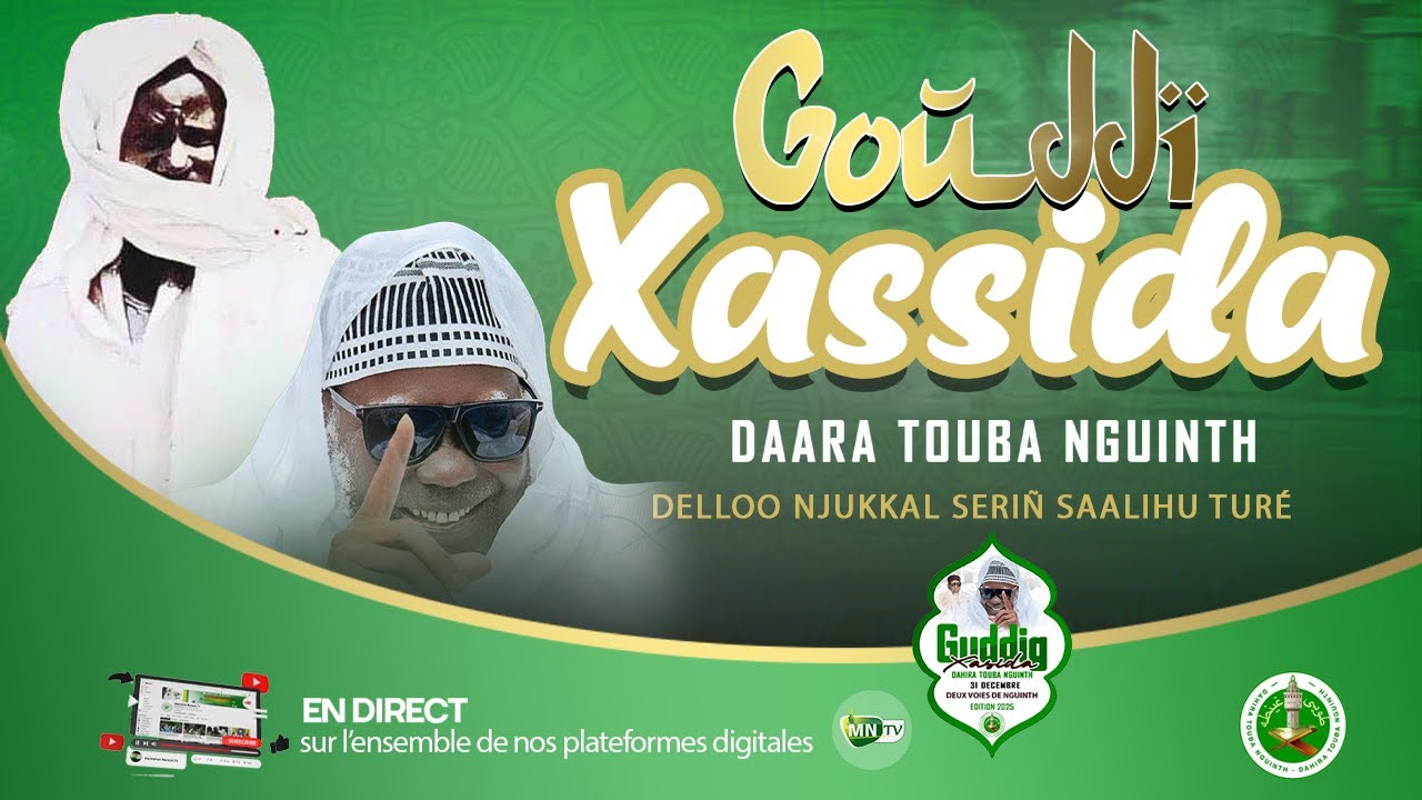 🛑EN DIRECT THIES: Gouddig Xassida Dahira Touba Nguinth:1447h/2025