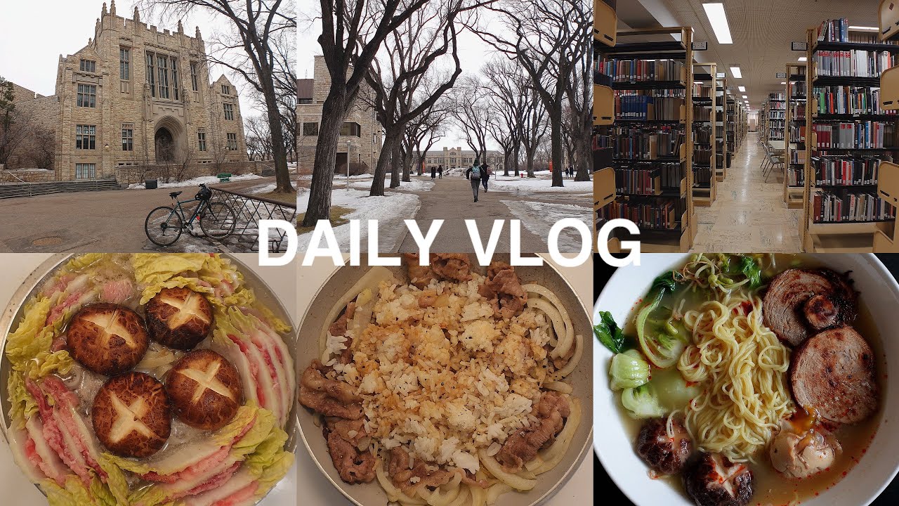 Daily Vlog: School, Self Study & Cooking 