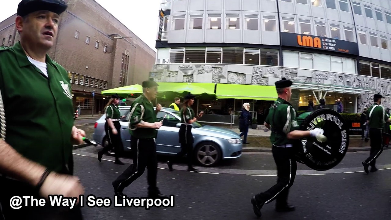 St Patrick's Day Parade In Liverpool 2017