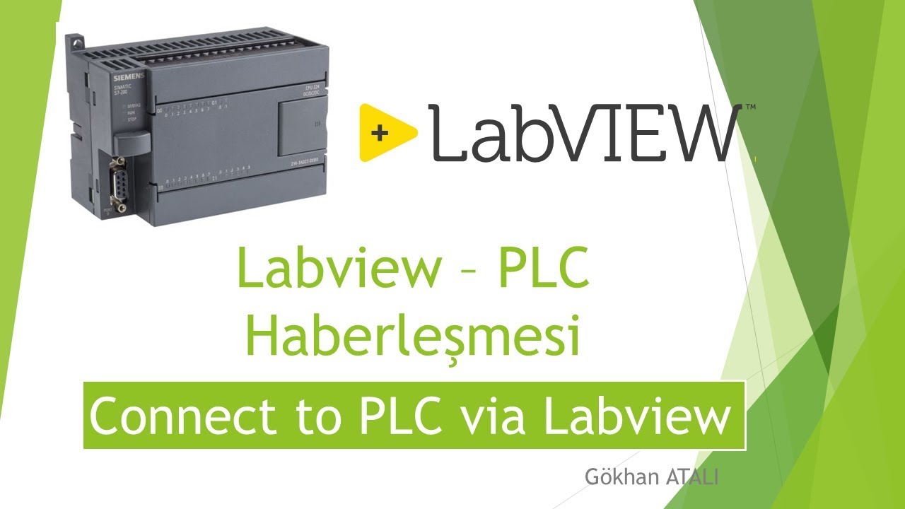 17- PLC + Labview + OPC Server (Tutorial) - LabVIEW DERSLERİ