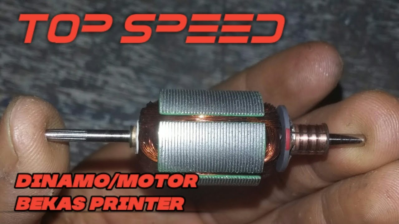 menambah speed motor bekas printer #5X_top_speed