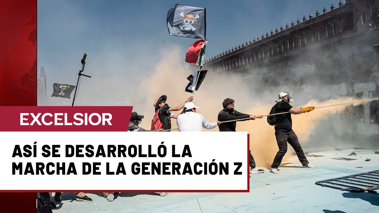 Marcha de la Generaci&oacute;n Z termin&oacute; con m&aacute;s de 100 heridos en el Z&oacute;calo