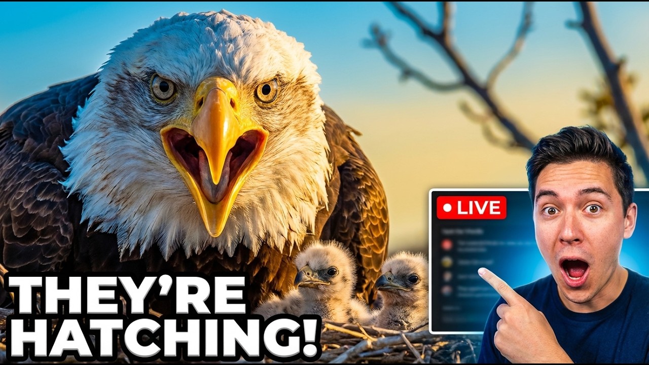 Emotional Reunion of Eagle Family Caught on Eagles Live Cam
