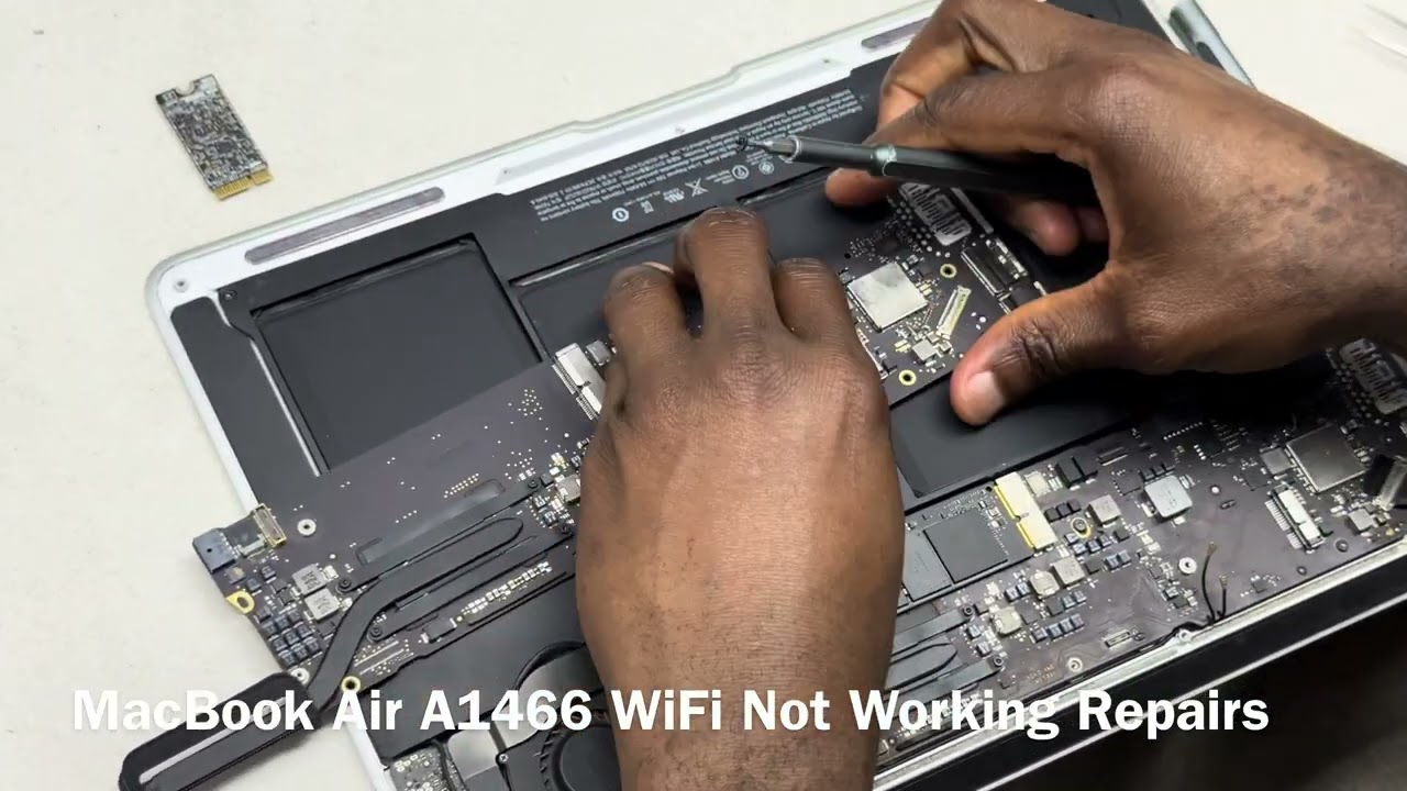 MacBook Air A1466 WIFI not working Repairs (Even with wifi card replaced )