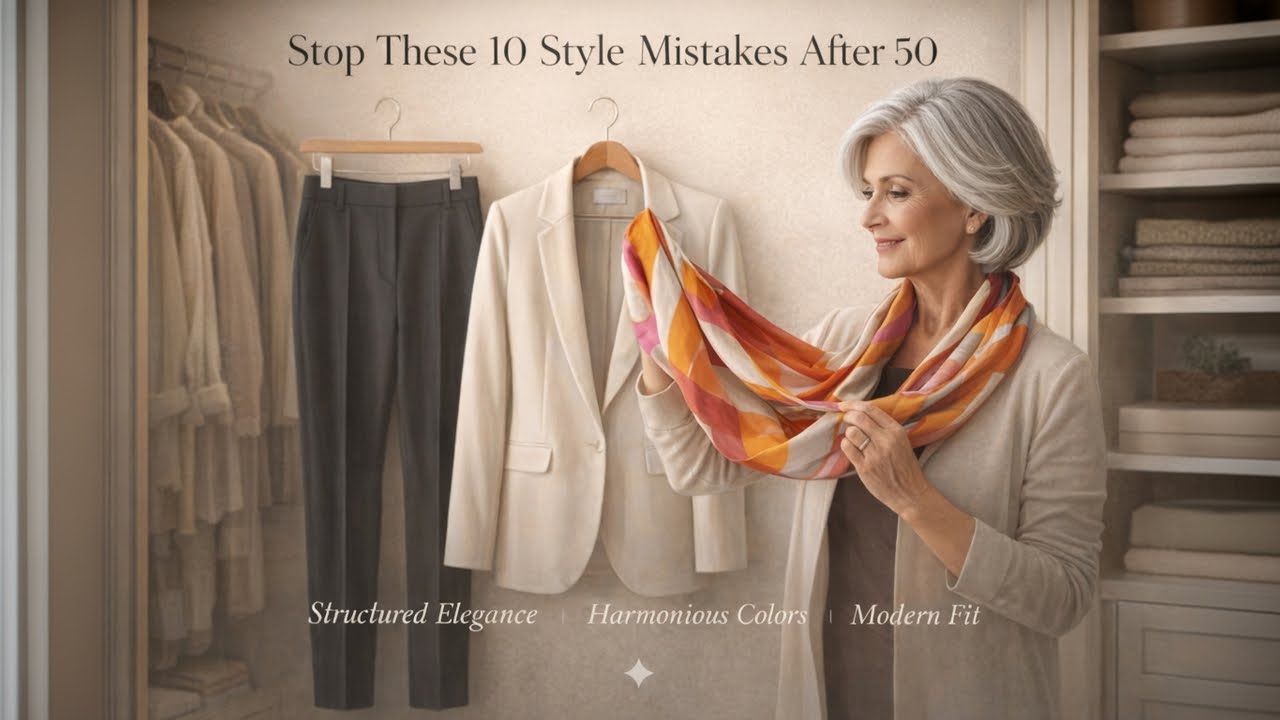 Stop These 10 Style Mistakes After 50 — They Make You Look Older!