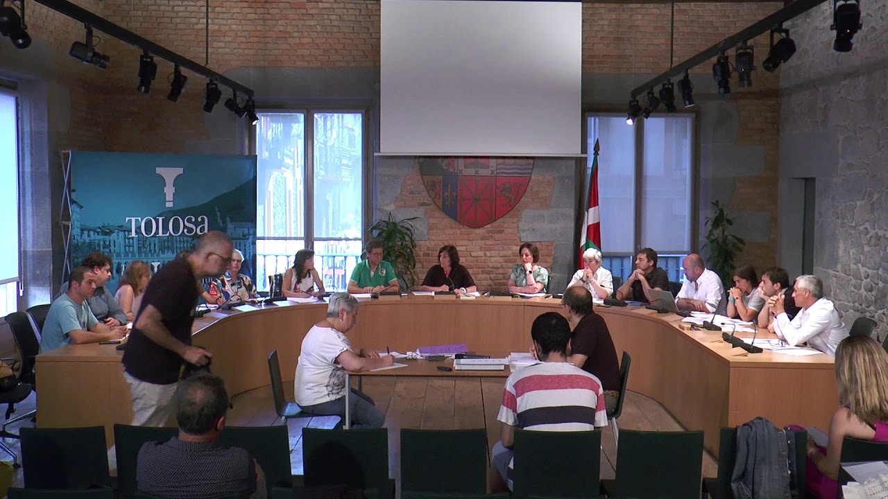 Tolosako Udalaren Aparteko Osoko Bilkura 2019-07-19