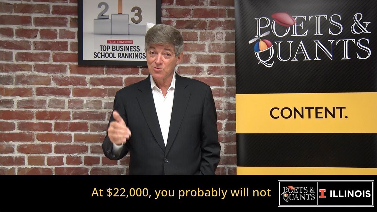 Poets&Quants Unplugged: Illinois University's Gies College Of Business In 60 Seconds