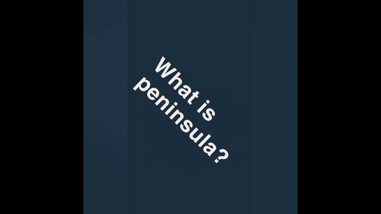 what is peninsula?