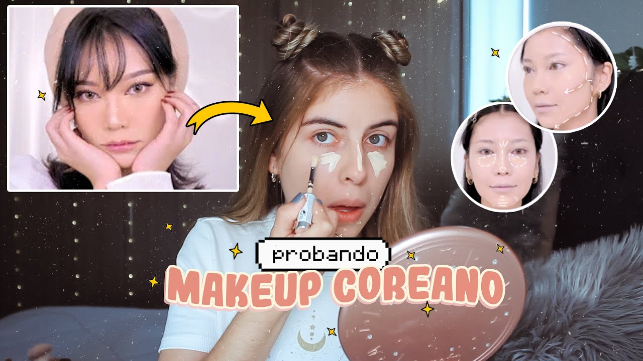😱 Siguiendo un TUTORIAL de MAQUILLAJE COREANO| Camila Dust