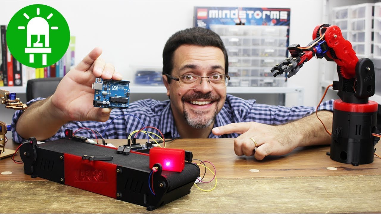 Você consegue controlar uma esteira de produção com Arduino ?