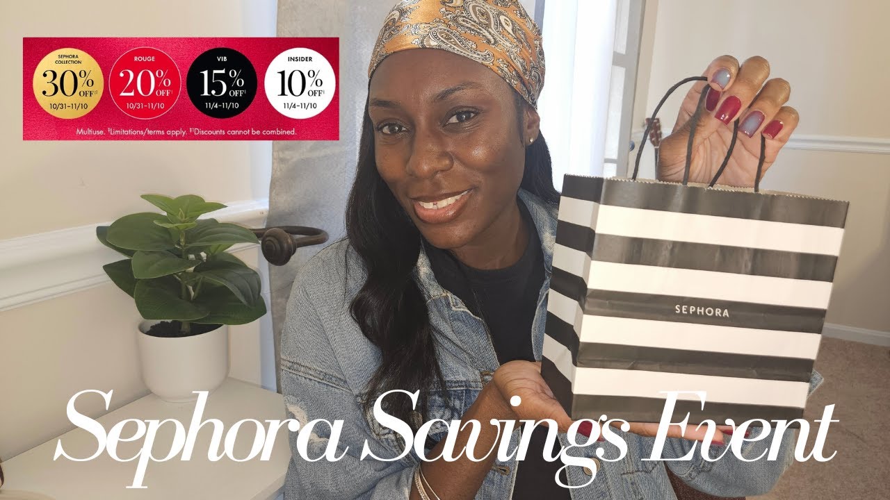 SEPHORA FALL SAVINGS EVENT! | SEPHORA HAUL & RECOMMENDATIONS!