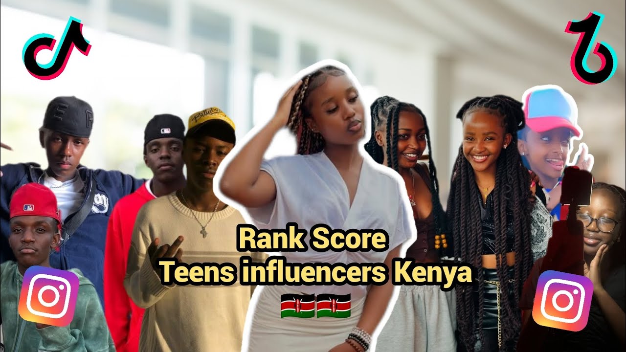 Rank Score of 2024/2025 Kenyan teens 🇰🇪🇰🇪influencers 
