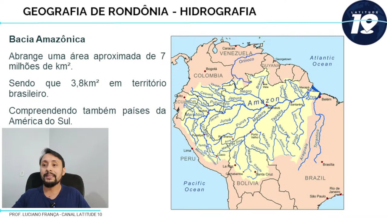Geografia de Rondônia - HIDROGRAFIA E VEGETAÇÃO - LIVE