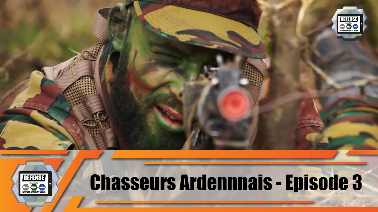 La vie des jeunes soldats belges du bataillon Chasseurs Ardennais Episode 3 La vie sur le terrain