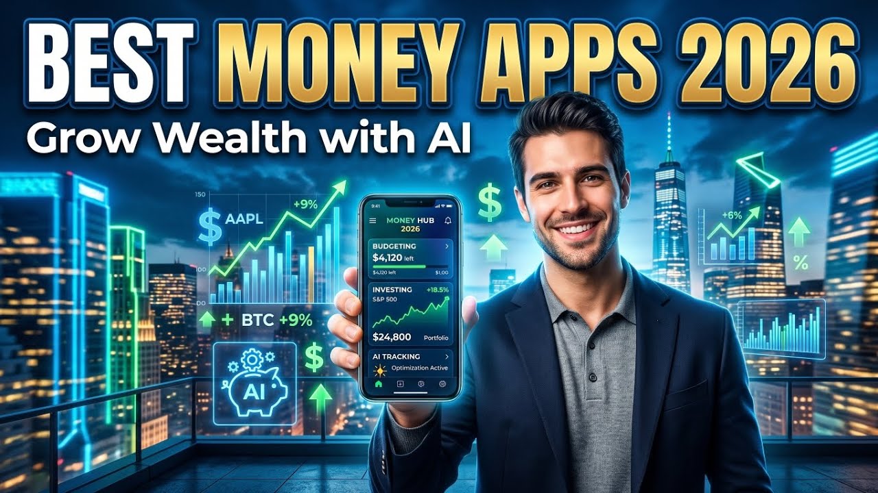 Top Finance Apps in USA 2026 🇺🇸 | Best AI Money Management Apps for Saving & Investing