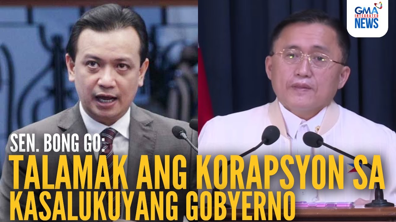 Bong Go accuses Trillanes of allegedly receiving funds from contractors | GMA Integrated News