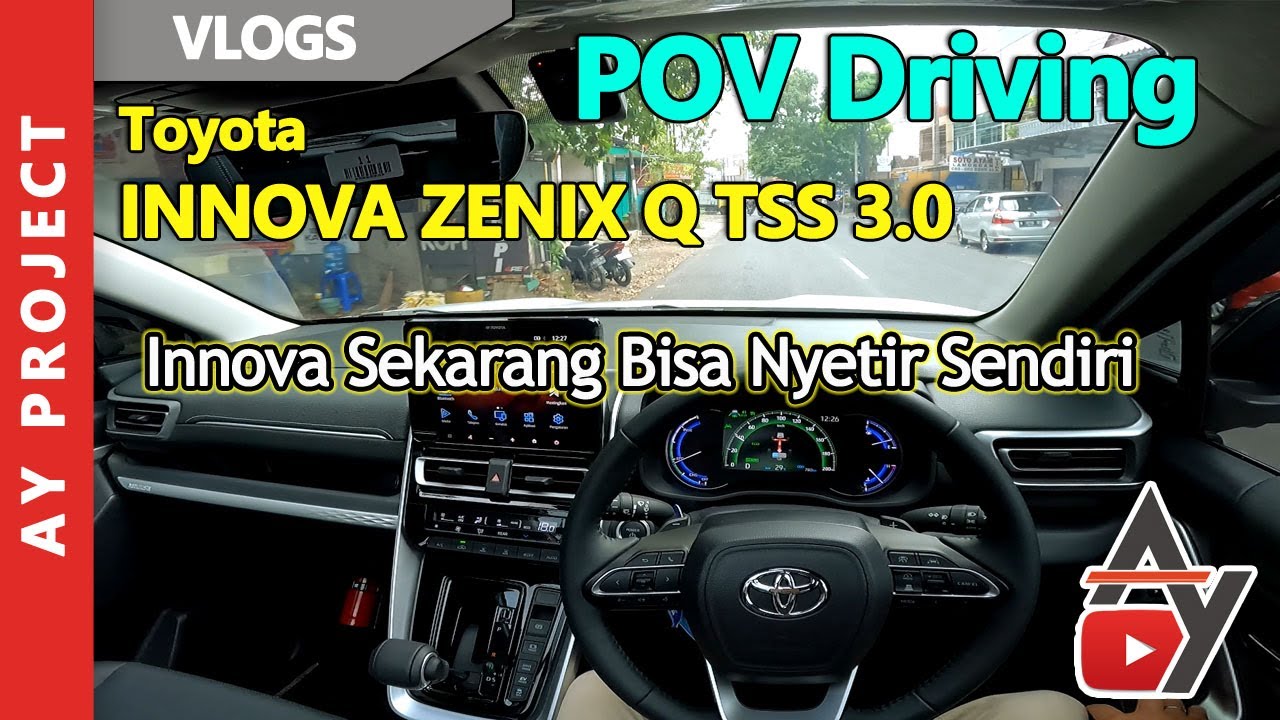 POV Driving Innova Zenix Q Hybrid TSS 3.0 | AY Project | Indonesia