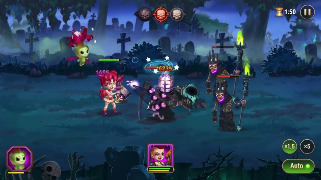 Hero Wars - Daredevil VS Cemetery Dragon BOSS (Chapter 6 - Thorn Arches) SOLO