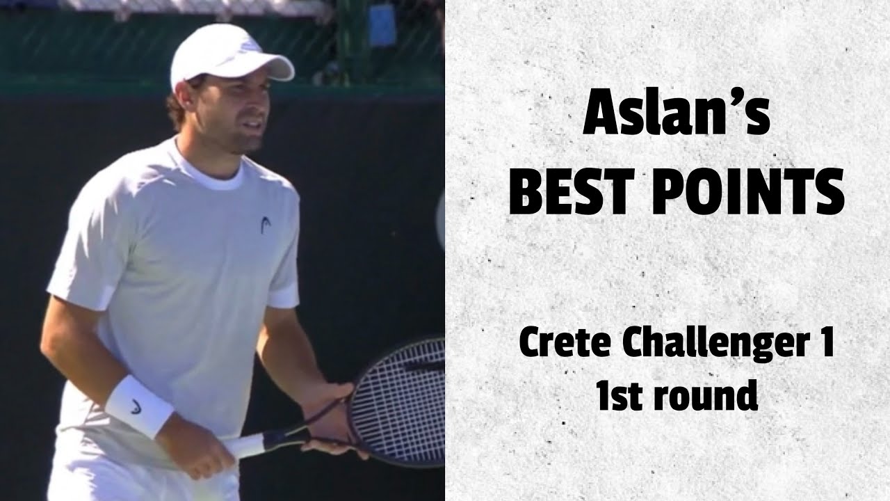 Aslan’s BEST POINTS 😍👏💪 | Crete Challenger 1 1st round