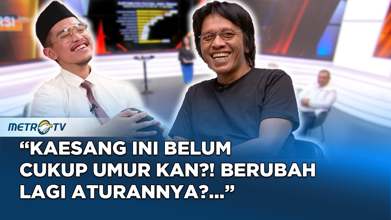 HALUS TAPI TAJAM! Adian Sindir Kaesang Belum Cukup Umur Maju Pilkada #KONTROVERSI