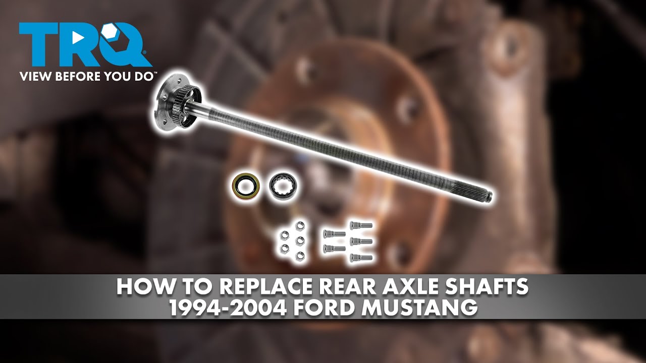 How to Replace Rear Axle Shaft & Bearings 1994-2004 Ford Mustang