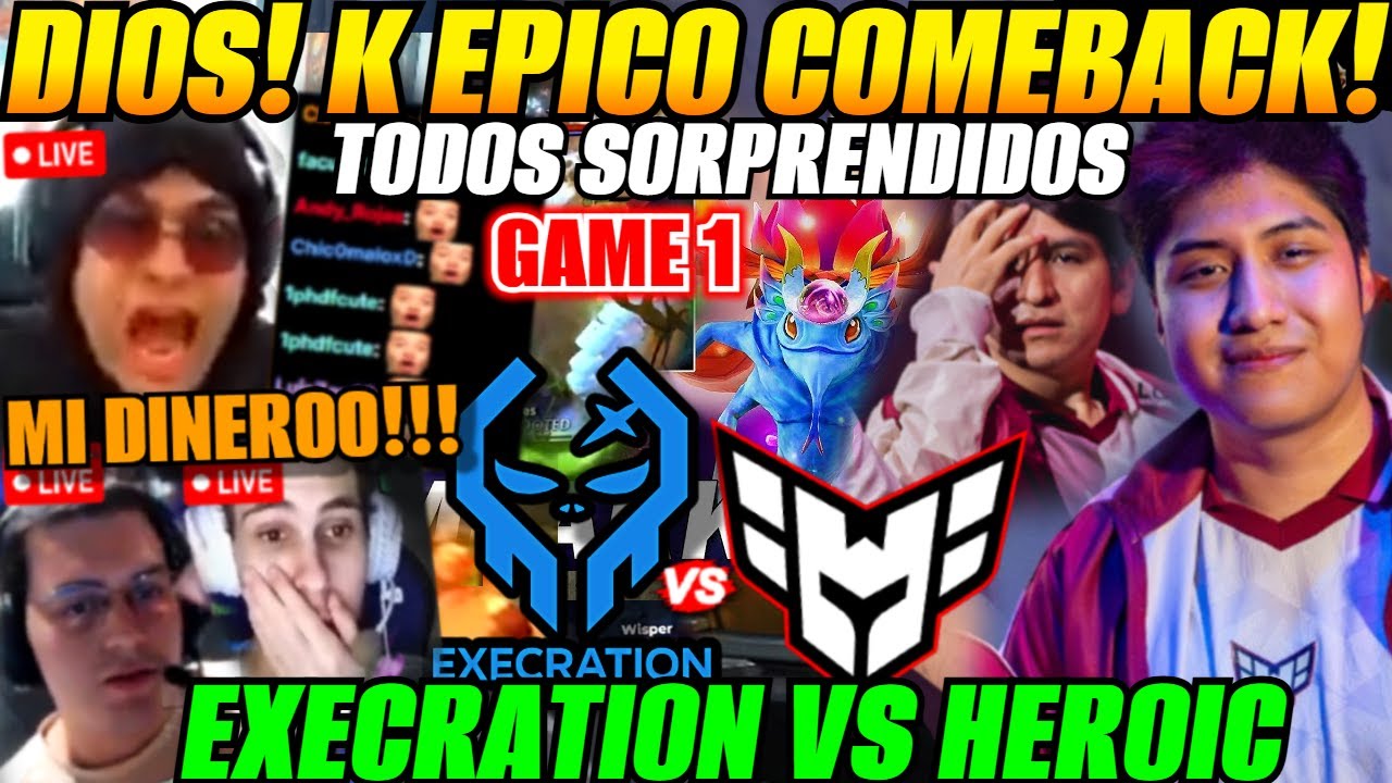 😲Matthew, Benjaz, mandy analizan HEROIC vs EXECRATION Bo1 - BLAST Slam V😲