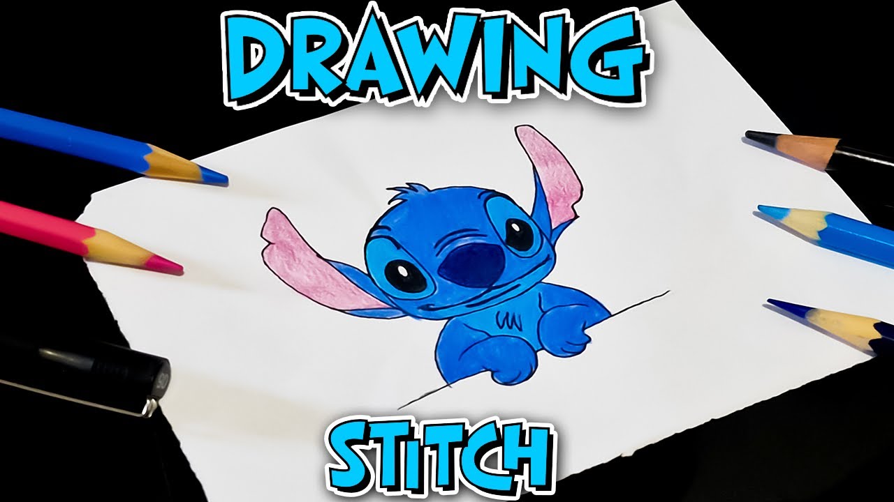 How To Draw Stitch - Lilo & Stitch
