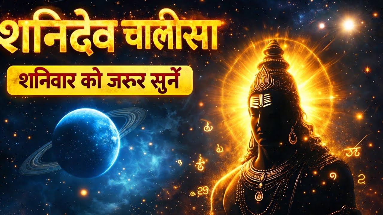 सुनते ही शनि दोष शांत 🙏 Shani Chalisa | Shani Dev Bhajan | शनिवार स्पेशल