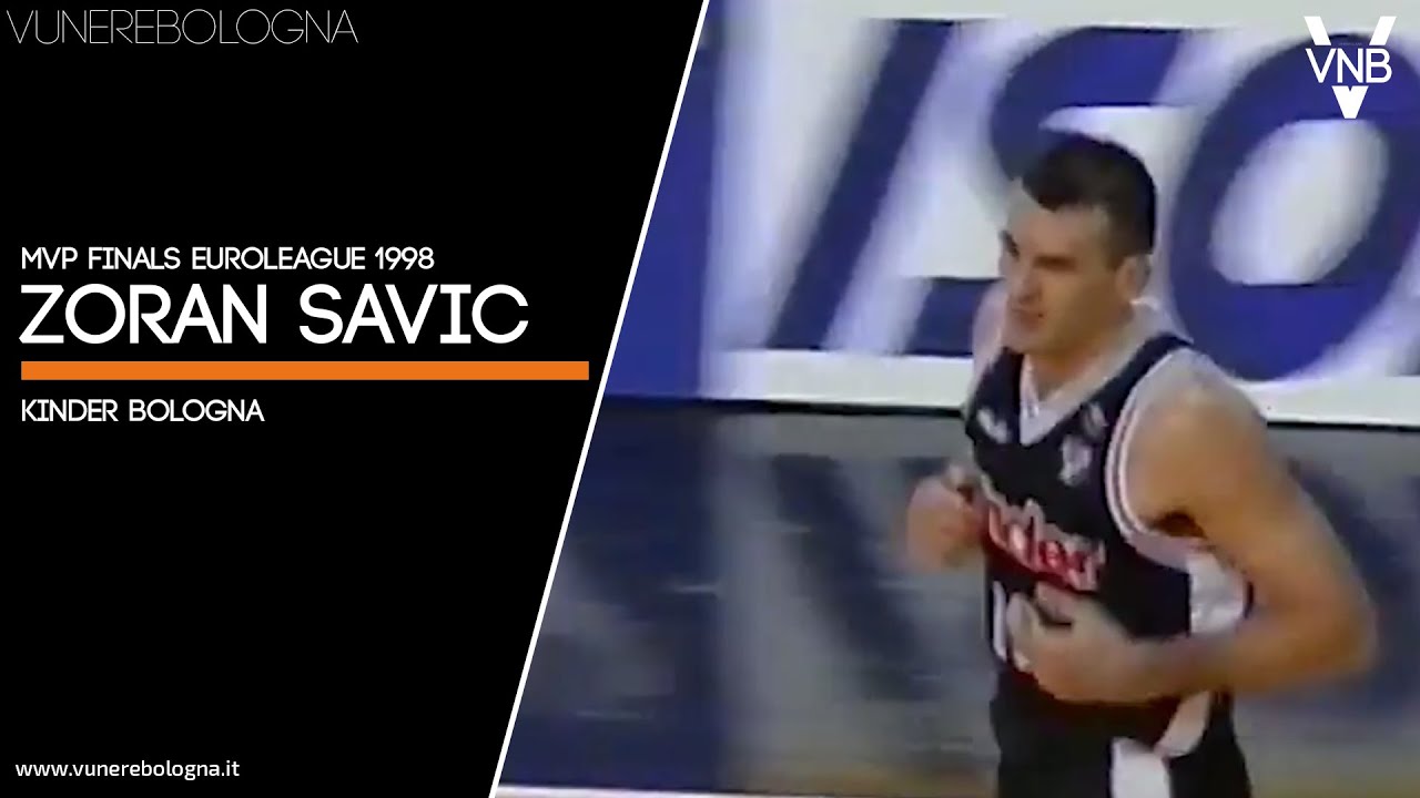 Zoran Savic - MVP FInals EuroLeague 1998 - Kinder Virtus Bologna