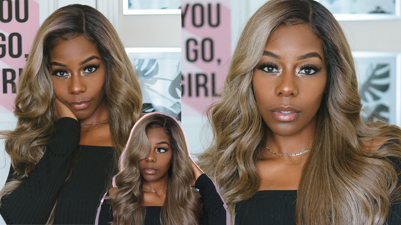 OMG Outre's Kimani Synthetic WIG | Blonde on Brown skin